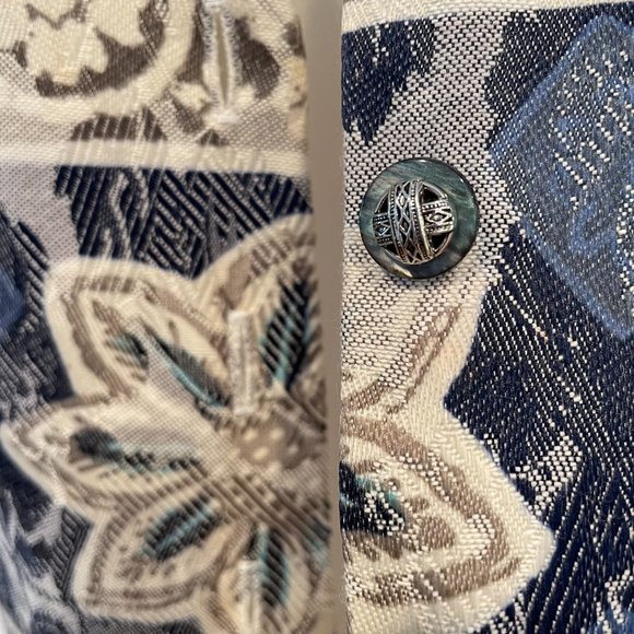 Vintage Melissa Robyn Tapestry Western Cottagecore Button Front Vest - Picture 8 of 10